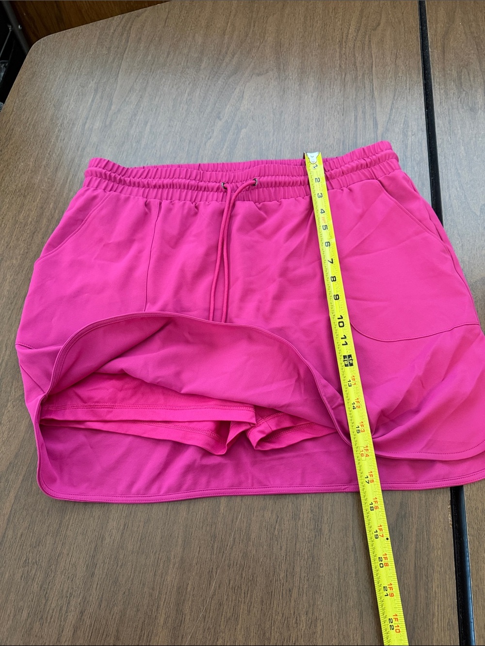 St. John's Bay Bright Hot Pink Athletic Skort